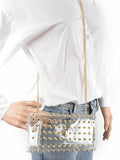 Studded Cleared Swing Bag